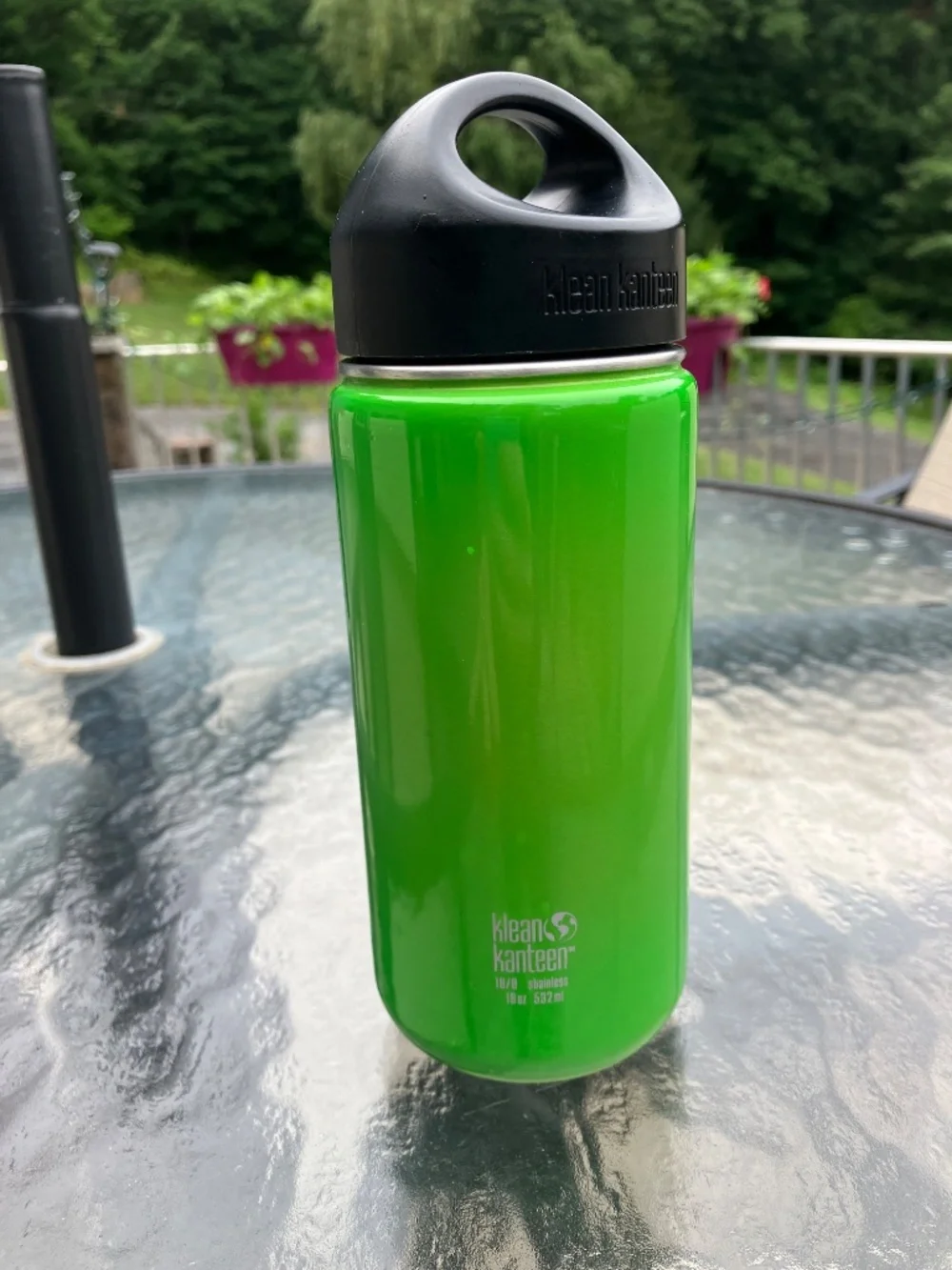 Klean Kanteen Classic 18 oz Stainless Bottle - Green